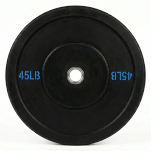 45lb Olympic Bumper Plate Factory Direct to Malaysia Muchi Fitness Blue Text